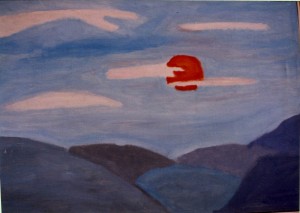 038 - Il tramonto di P(a)ola, 1980 - 1981 circa